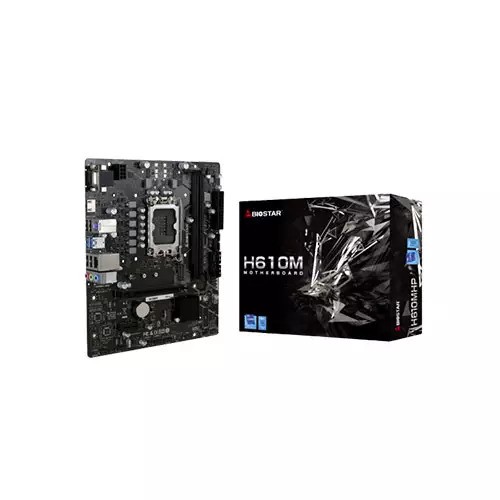 BIOSTAR H610MHP 12TH/13TH GEN MICRO ATX INTEL MOTHERBOARD