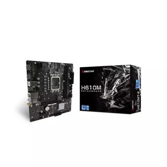 Biostar H610MT-E Intel 12th/13th/14th Gen DDR5 mATX Motherboard