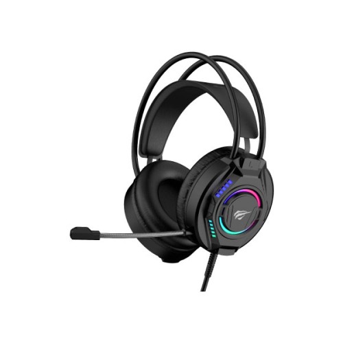 HAVIT H754d GAMENOTE RGB 3.5MM AUDIO JACK+USB GAMING HEADPHONE WITH MIC
