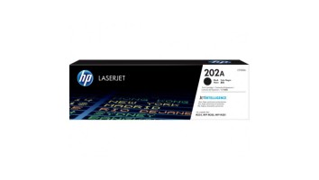 HP 202A Black Original LaserJet Toner Cartridge (For LJ M254, M280, 281)