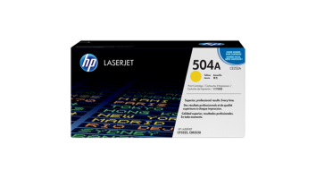 HP 504A Yellow Original LaserJet Toner Cartridge