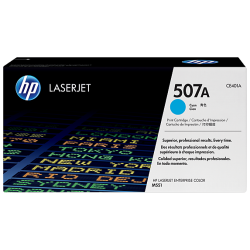 HP 507A Cyan Original LaserJet Toner Cartridge (For CLJ M551N, D, DN)
