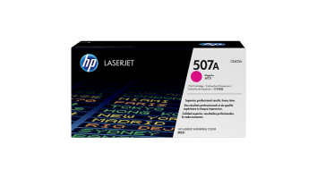 HP 507A Magenta Original LaserJet Toner Cartridge (For CLJ M551N, D, DN)