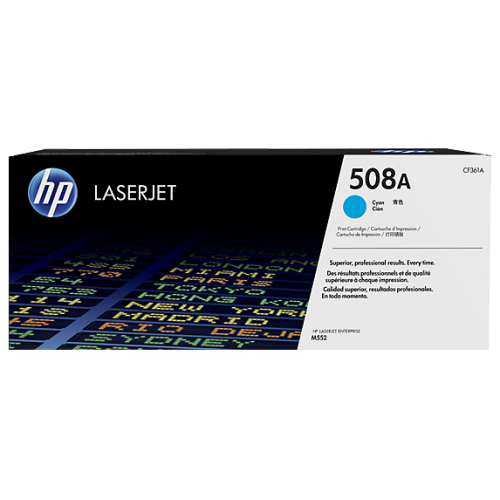 HP 508A Cyan Original LaserJet Toner (For CLJ M553N, DN)
