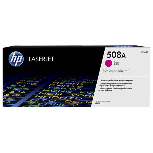 HP 508A Magenta Original LaserJet Toner (For CLJ M553N, DN)