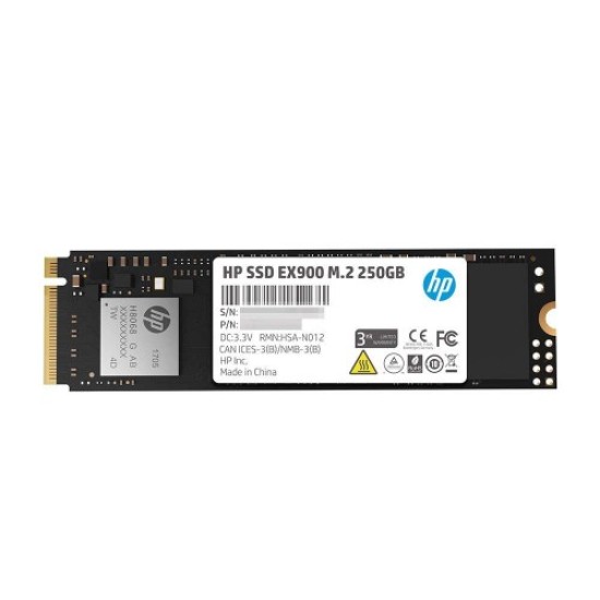 HP EX900 250GB PCIe M.2 NVMe SSD
