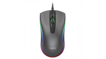 Havit MS72 Cool RGB LED USB Gaming Mouse Black