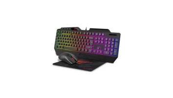 Havit KB889CM RGB Gaming Keyboard, Mouse & Mouse Pad 3-IN-1 Combo