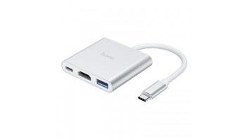 Hoco HB14 Easy use 3-in-1 USB Type-C Hub