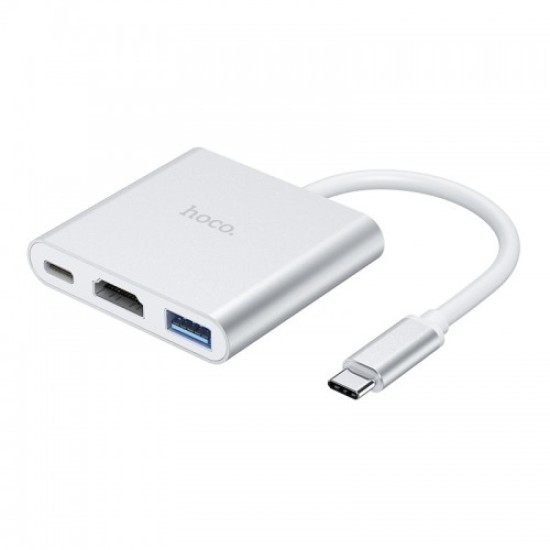 Hoco HB14 Easy use 3-in-1 USB Type-C Hub