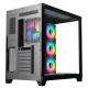 PC Power ICEBERG V2 black WITH 650W PSU AND 7 FANS Gaming case
