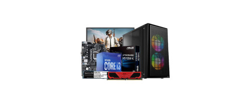 Intel Core i3 10th Gen Desktop PC With 19 Inch Monitor