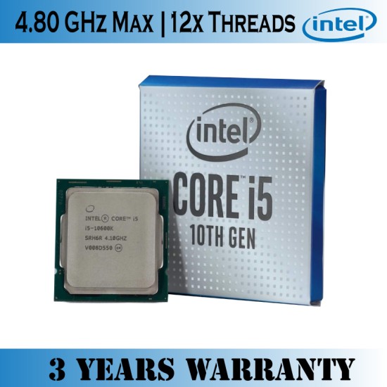  Intel 10th Gen Core i5-10600K Processor