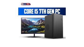 Intel Core i5 7th Gen Budget PC Full Set – 8GB RAM, 128GB SSD & Atlas 22" IPS Monitor