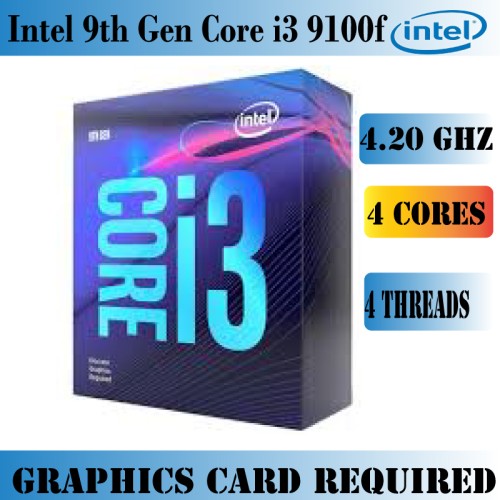 Intel 9th Gen Core i3 9100F Processor