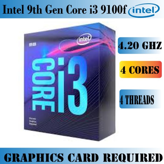 Intel 9th Gen Core i3 9100F Processor