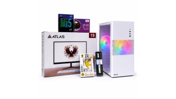 Intel Core i5 4th Gen Desktop PC with 19-inch Monitor 