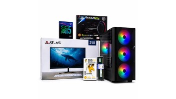 Intel Core i5 7th Gen Budget PC  With Atlas 22-Inch Monitor