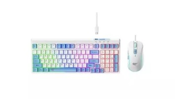 HAVIT KB891CM USB Rainbow Backlit Keyboard & Mouse Combo