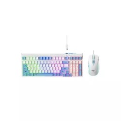HAVIT KB891CM USB Rainbow Backlit Keyboard & Mouse Combo