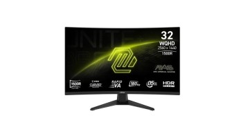 MSI MAG 321CQF E18 32" WQHD 180Hz Rapid VA Curve Gaming Monitor