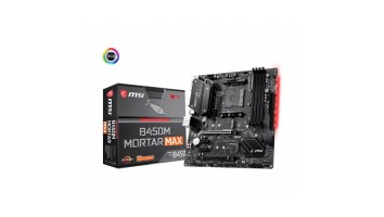 MSI B450M MORTAR MAX Military Style AMD M-ATX Gaming Motherboard
