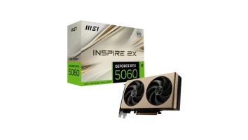 MSI GeForce RTX 5060 8G INSPIRE 2X OC 8GB GDDR7 Graphics Card