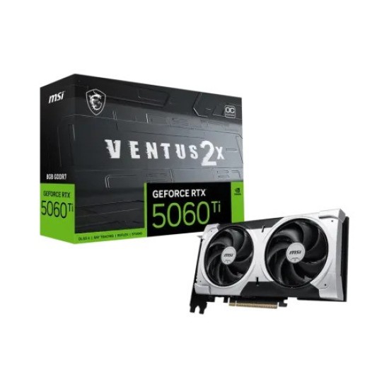 MSI GeForce RTX 5060 Ti 8G VENTUS 2X OC PLUS 8GB GDDR7 Graphics Card