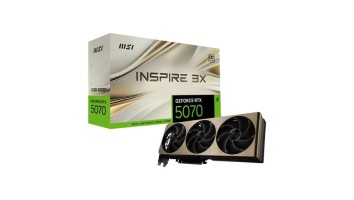 MSI GeForce RTX 5070 12G INSPIRE 3X OC GDDR7 Graphics Card