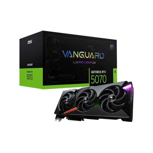 MSI GeForce RTX 5070 12G VANGUARD SOC LAUNCH EDITION GDDR7 Graphics Card