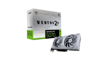 MSI GeForce RTX 5070 12G VENTUS 2X OC White GDDR7 Graphics Card