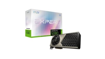 MSI GeForce RTX 5080 16G EXPERT OC 16GB GDDR7 Graphics Card