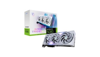 MSI GeForce RTX 5080 16G GAMING TRIO OC WHITE 16GB GDDR7 Graphics Card