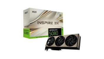 MSI GeForce RTX 5080 16G INSPIRE 3X OC 16GB GDDR7 Graphics Card