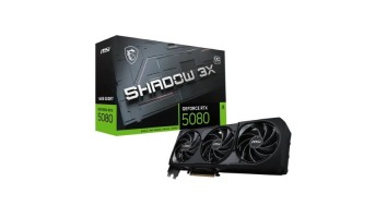 MSI GeForce RTX 5080 16G SHADOW 3X OC 16GB GDDR7 Graphics Card
