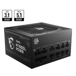 MSI MAG A750GL PCIE5 750W 80 Plus Gold Full Modular Power Supply