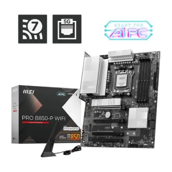 MSI PRO B850-P WIFI AM5 ATX Motherboard