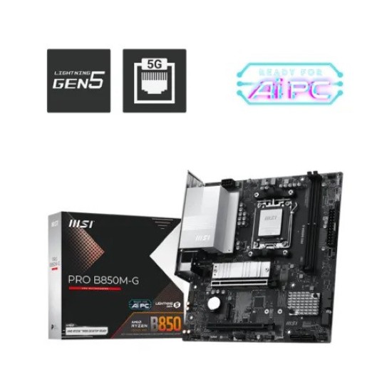 MSI PRO B850M-G AM5 mATX Motherboard