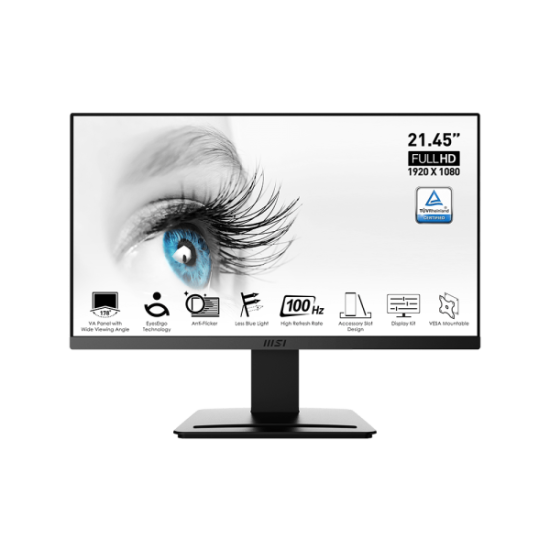  MSI PRO MP223 21.5-INCH FULL HD 100Hz BUSINESS MONITOR