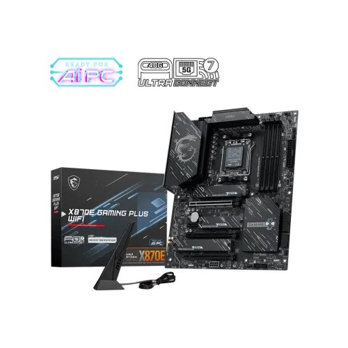 MSI X870E GAMING PLUS WIFI AM5 ATX Motherboard