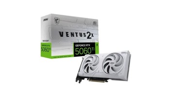 MSI GeForce RTX 5060 Ti 8G VENTUS 2X OC WHITE PLUS 8GB GDDR7 Graphics Card