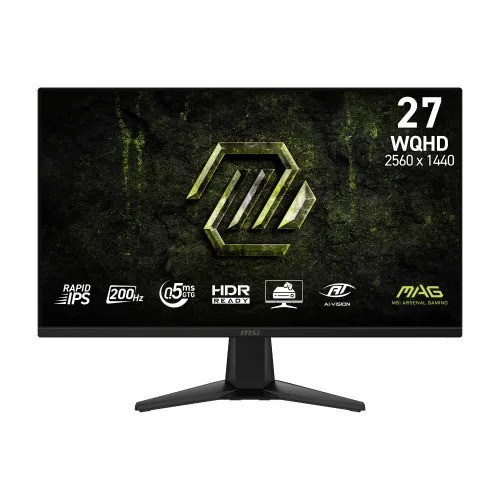 MSI MAG 275QF E20 27" 200Hz Rapid IPS WQHD Gaming Monitor