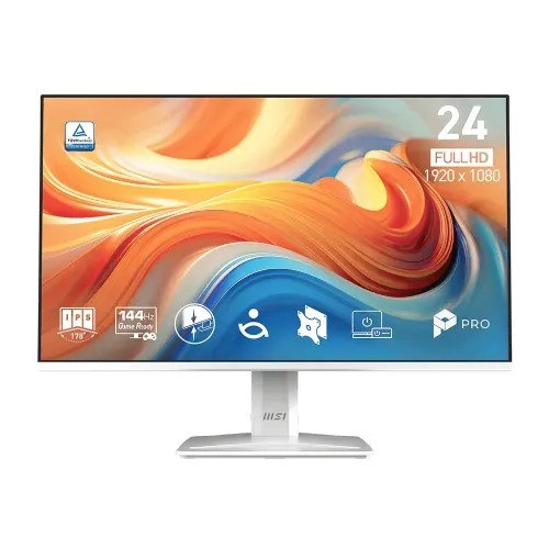 MSI PRO MP243W E14 23.8" 144Hz IPS FHD White Gaming Monitor