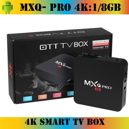 MXQ Pro 4K Android Smart Tv Box