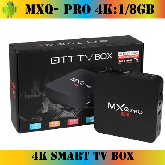 MXQ Pro 4K Android Smart Tv Box