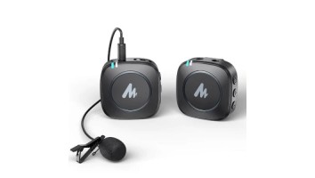 Maono WM820 Real-time Monitoring and Mute Wireless Lavalier Microphone