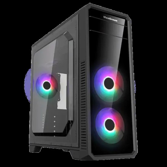 MaxGreen G561-F Mid Tower Window ATX Gaming Case