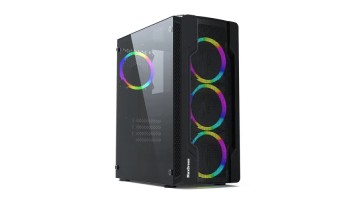 MaxGreen JX188-2 Mid-Tower RGB ATX Gaming Case
