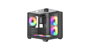 MaxGreen S275-33 Mid-Tower M-ATX Casing With 3x MaxGreen M59 ARGB Fan