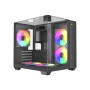 MaxGreen S275-33 Mid-Tower M-ATX Casing With 3x MaxGreen M59 ARGB Fan